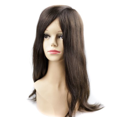 Custom Made Human Hair Mono Women's Wig a