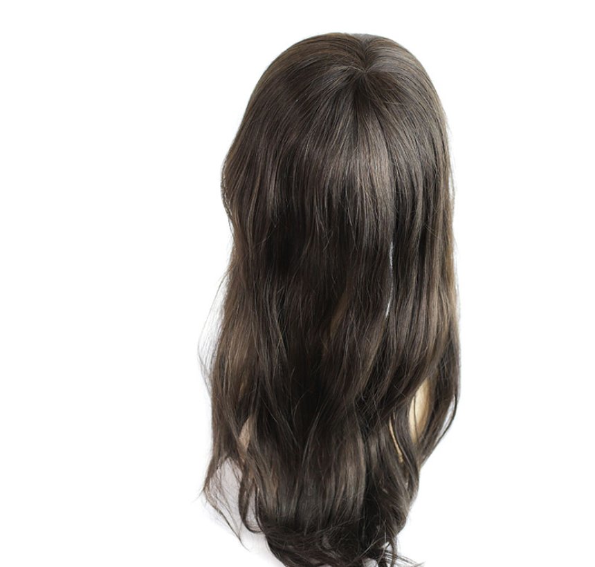 100% Remy Human Hair Women Topper f