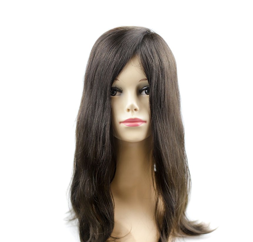 Custom Made Human Hair Mono Women's Wig b
