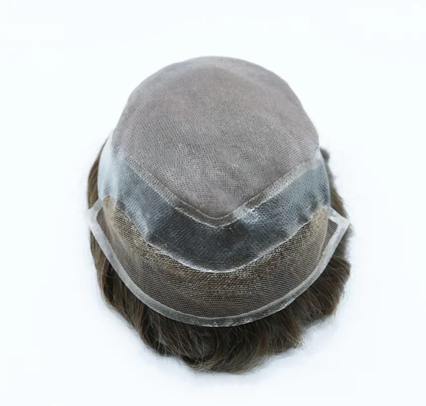 lace front pu toupee d