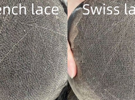 Swiss lace and French lace