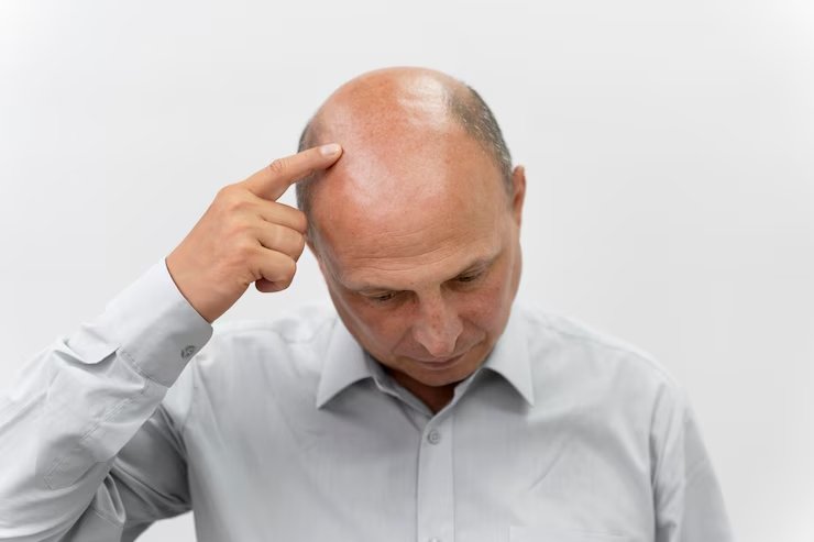 man hair loss
