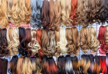 colorful wig