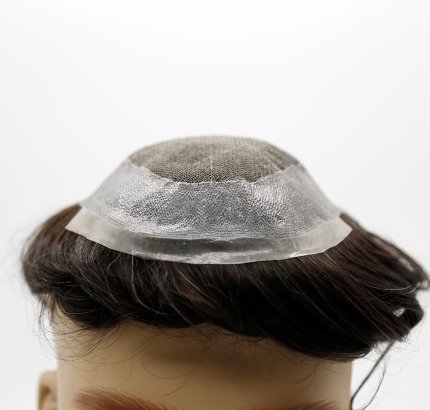 Swiss Lace With Clear PU Edge