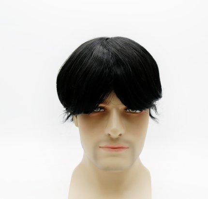 Mono with Lace Front Men Hair System a}