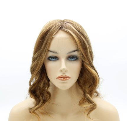 Silk Top with Lace Front Women Wig  A