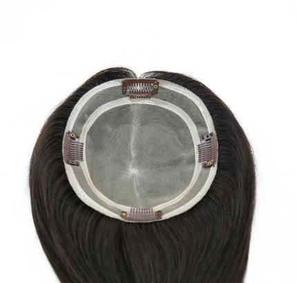 Human Hair Women Hair Toppers 