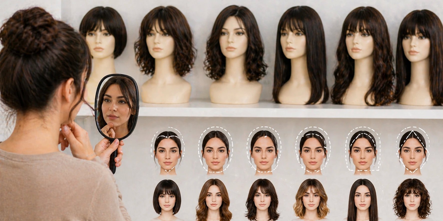 How to choose the right wig based on your face shape