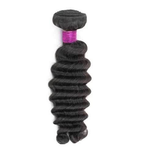 Brazilian Hair Natural Black Wavy Human Hair Extensions.png