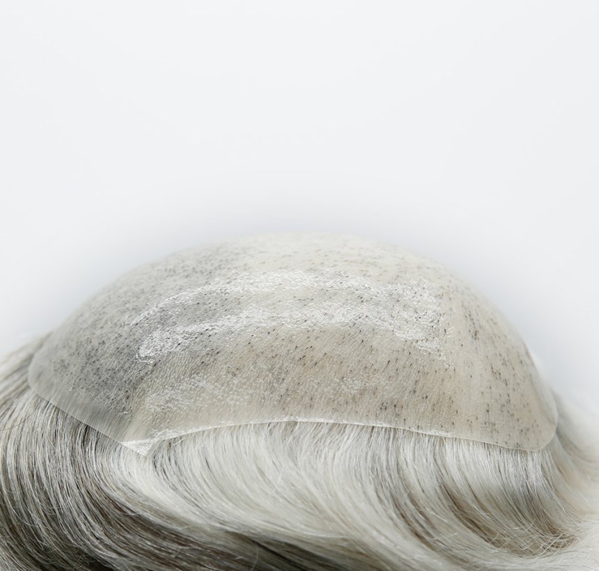 Custom skin men toupee 