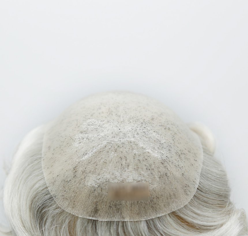 Custom skin men toupee w