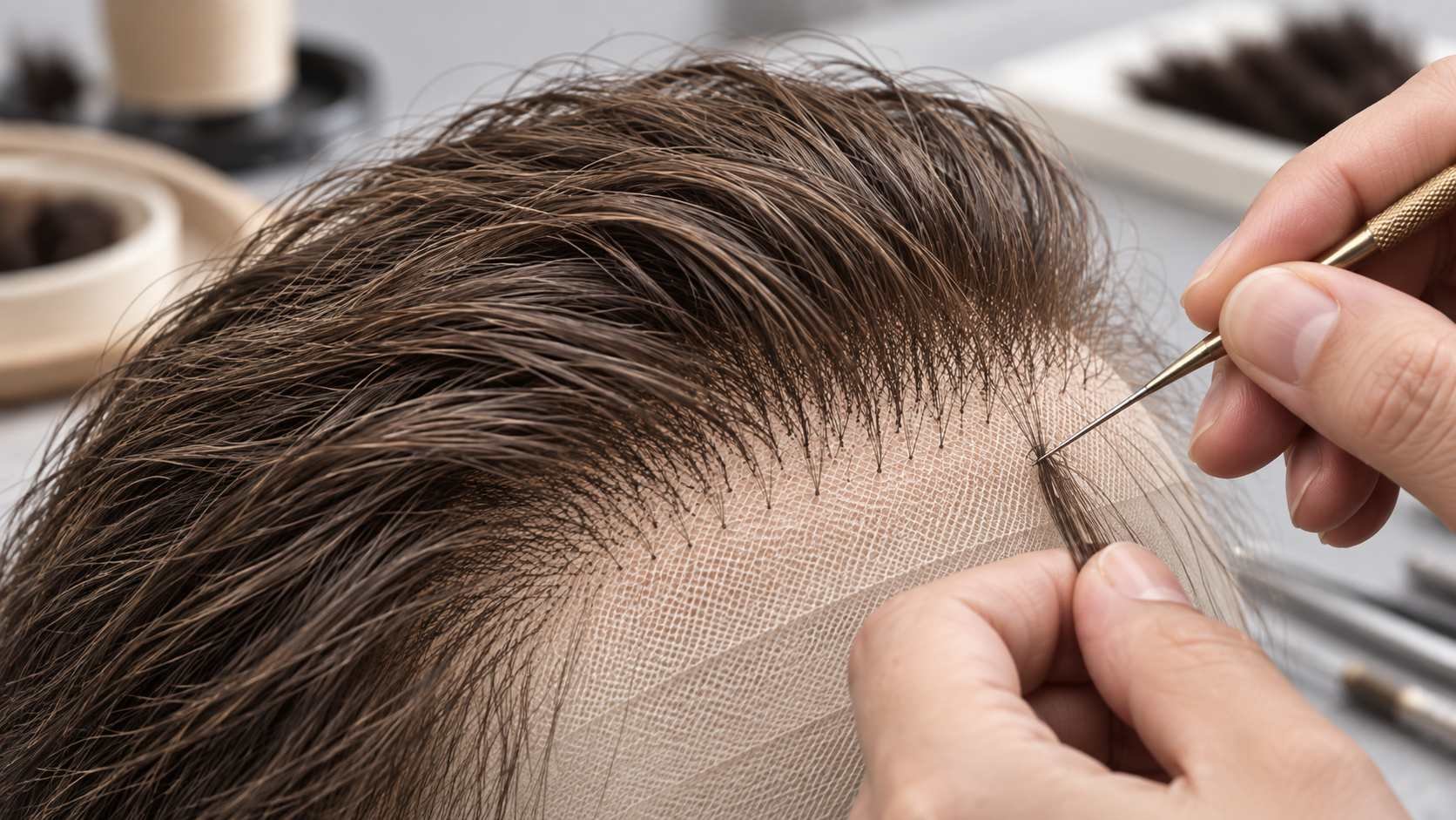 Split Knot Hair System