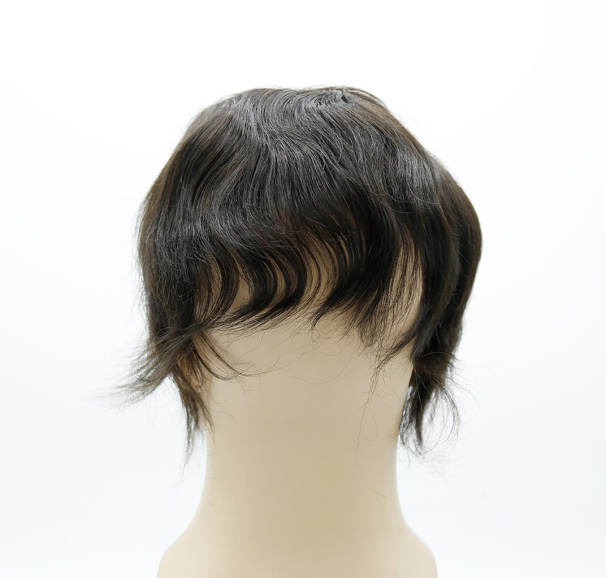 100% Human Hair Men's Mono Toupee E