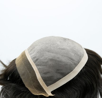 100% Human Hair Men's Mono Toupee G