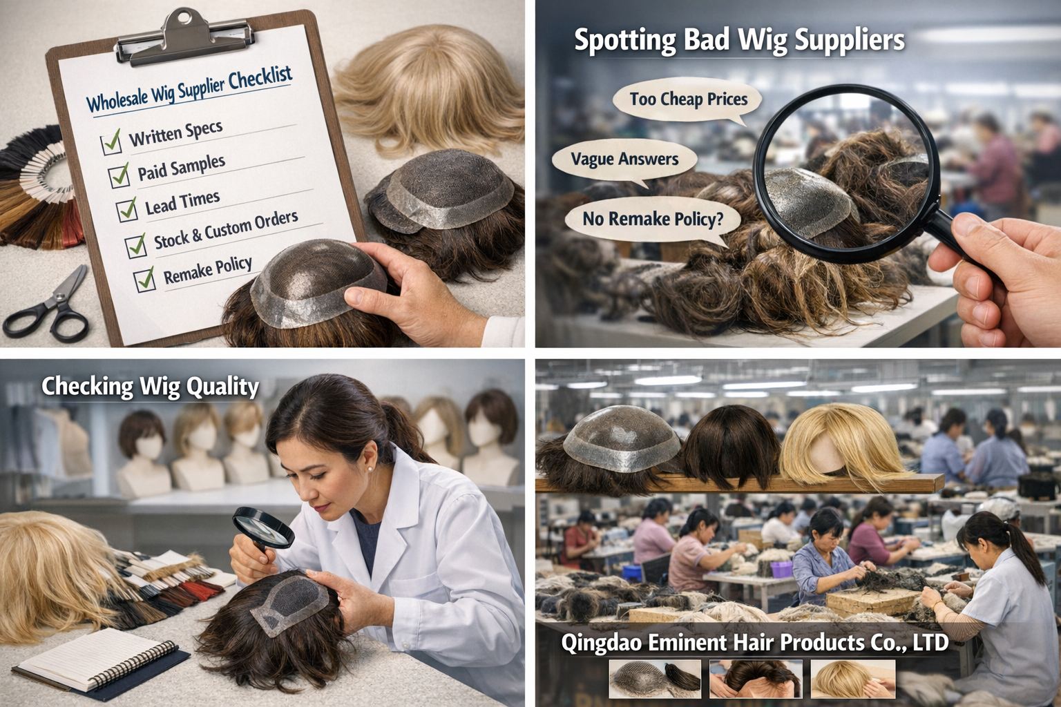 The wholesale wig supplier checklist The wholesale wig supplier checklist