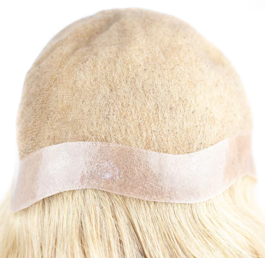 Blonde Lace Women Hair Replacement Remy Hair Wig